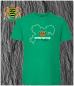 Mobile Preview: Sachsen T-Shirt , mit DORHEEME, lieferbar in S - 3XL, grün, grau oder weiss